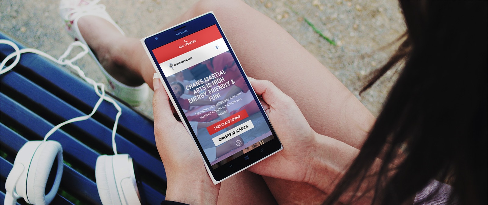 holland martial arts phone mockup holland martial arts phone mockup